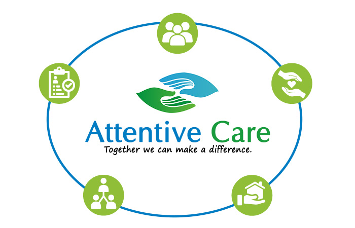 Emblem for Attentive Care NDIS provider, providing exceptional support and services for disability